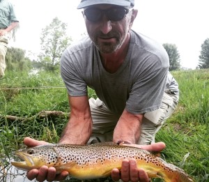 Blue Dun Spruce Creek PA wild brown trout Best Brown Trout on Dry Flies