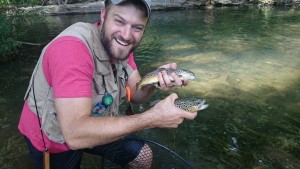 Best Brown Trout on Dry Flies Hopper-Dropper Dry-Dropper Parachute Adams Spruce Creek PA