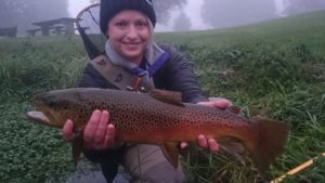 early morning streamer fishing spruce creek pa Trout Haven