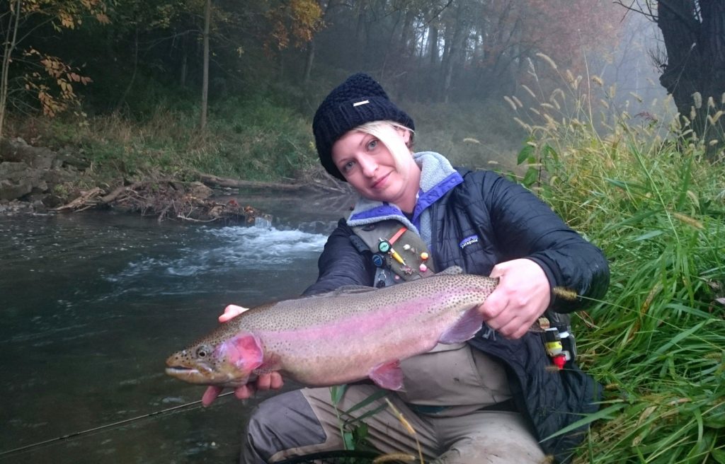 early morning streamer fishing spruce creek pa Trout Haven