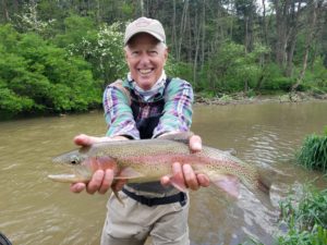 Early May Fly Fishing Pennsylvania Rainbow Trout 2017