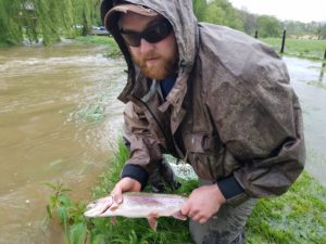 Early May Fly Fishing Pennsylvania Rainbow Trout 2017