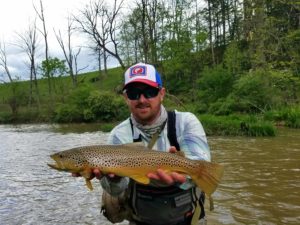 Best Pennsylvania streamer fly fishing Biggest Wild Trout Pennsylvania Trout Haven Spruce Creek PA Guided Fly Fishing Trip