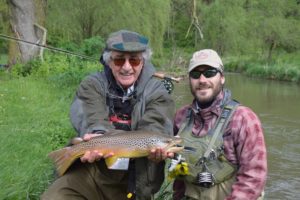 Early May Fly Fishing Pennsylvania Brown Trout 2017