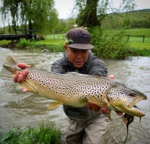 Best Pennsylvania Streamer Fly Fishing Spruce Creek PA Fly Fishing Trout Haven Biggest Wild Trout Pennsylvania Trout Haven Spruce Creek PA Guided Fly Fishing Trip