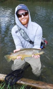 Summer Fly Fishing in Central PA brown trout japanese beetle terrestrial