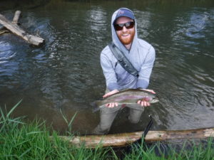 terrestrial dry flies on spruce creek trout haven rainbow trout