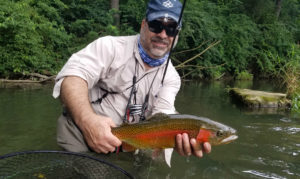 Summer Fly Fishing in Central PA rainbow trout japanese beetle terrestrial