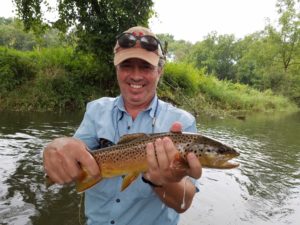 PA Fall Fly Fishing spruce creek trout haven brown trout Chubby Chernobyl