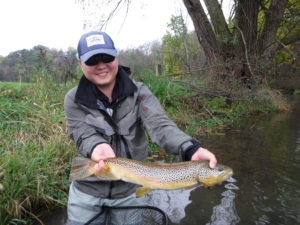 PA Fly fishing brown trout spruce creek trout haven
