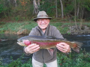 PA Fly fishing rainbow trout spruce creek trout haven