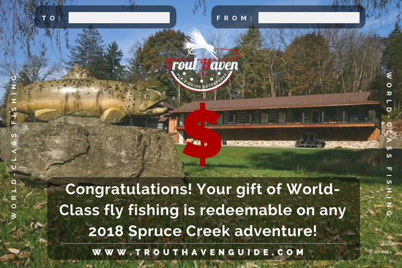 Trout Haven Gift Certificates 2018