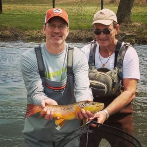 PA Spring Fly Fishing Season Trout Haven Spruce Creek brown trout streamers