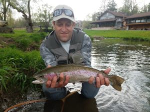 Early May PA fly fishing trout haven spruce creek