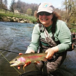 Early May PA fly fishing trout haven spruce creek