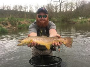 Early May PA fly fishing trout haven spruce creek