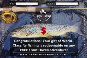 Trout Haven Fly Fishing Gift Certificate